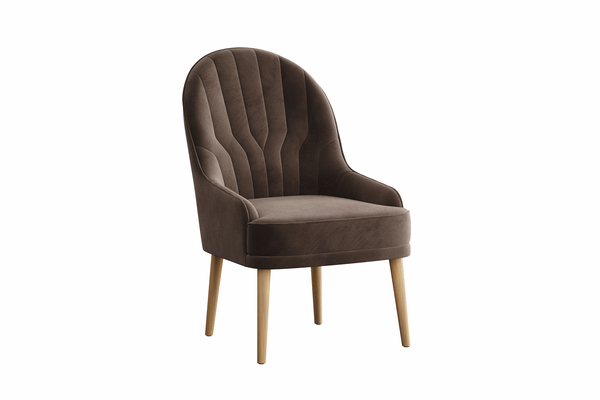 Кресло для отдыха Фарго велюр Ультра биттер темно-коричневый