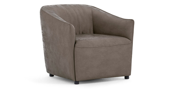 Кресло для отдыха Флэш ТК 554 велюр серо-коричневый