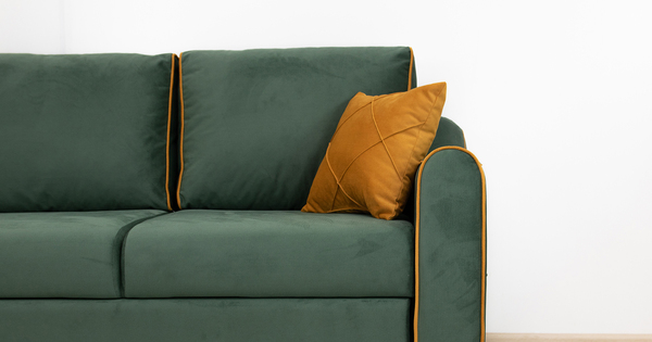 Френсис диван-кровать угловой ТД 260 велюр Амиго грин нефритовый зеленый