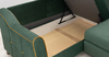 Френсис диван-кровать угловой ТД 260 велюр Амиго грин нефритовый зеленый