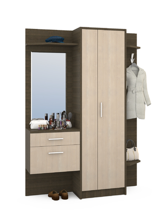 Прихожая Глория 110/02 венге магия дуб паллада