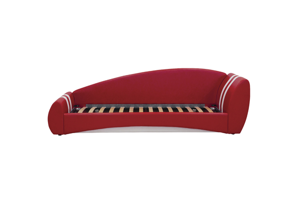 Интерьерная кровать Гольф 180 кожзам марвел ред/вайт