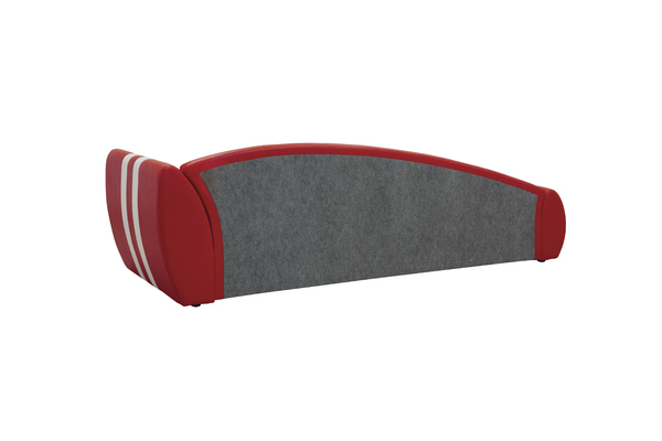 Интерьерная кровать Гольф 180 кожзам марвел ред/вайт