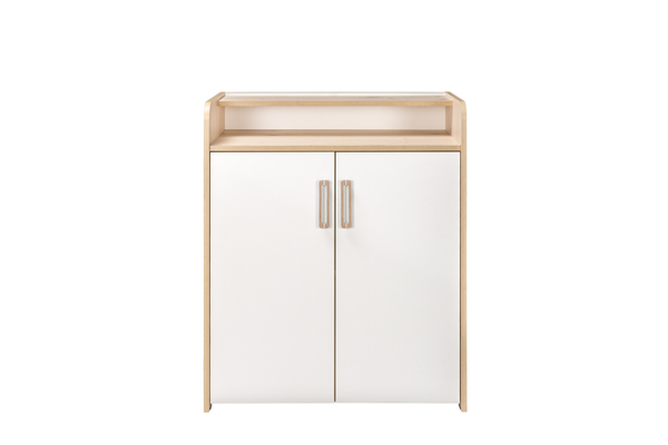 Комод Веста 13.102 гаскон пайн светлый, белый PE шагрень