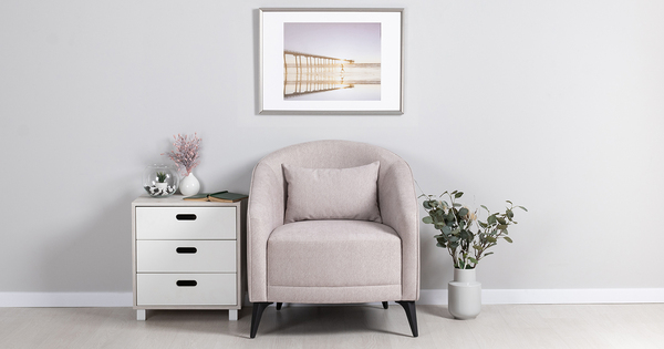 Кресло для отдыха Бернис ТК 442 шенилл пудровый