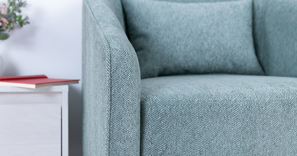 Кресло для отдыха Бернис ТК 443 шенилл серо-ментоловый