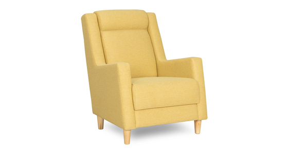 Кресло для отдыха Дилан ТК 424 рогожка желтый