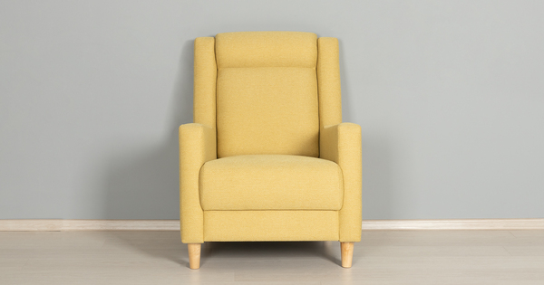 Кресло для отдыха Дилан ТК 424 рогожка желтый