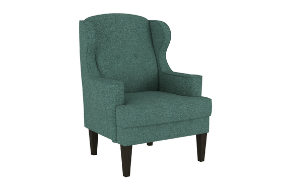Кресло для отдыха Элегия рогожка Sherlock 673 зеленый