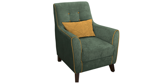 Кресло для отдыха Френсис ТК 260 велюр Амиго грин нефритовый зеленый