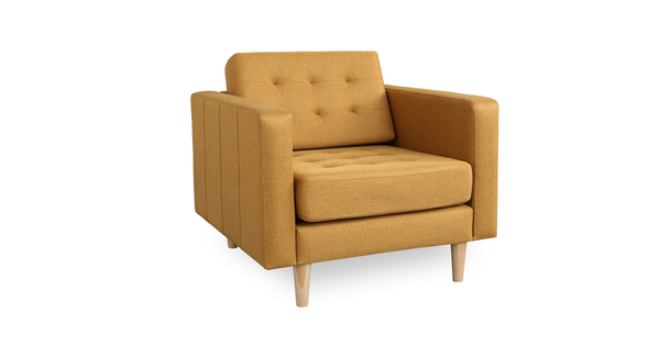 Кресло для отдыха Гарнет ТК 435 рогожка горчичный