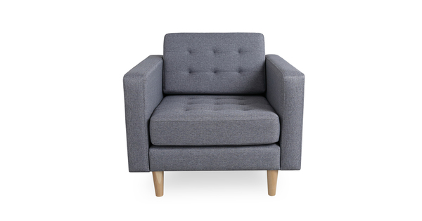 Кресло для отдыха Гарнет ТК 437 рогожка серый