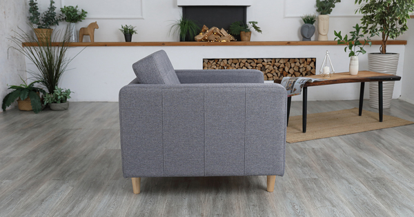 Кресло для отдыха Гарнет ТК 437 рогожка серый