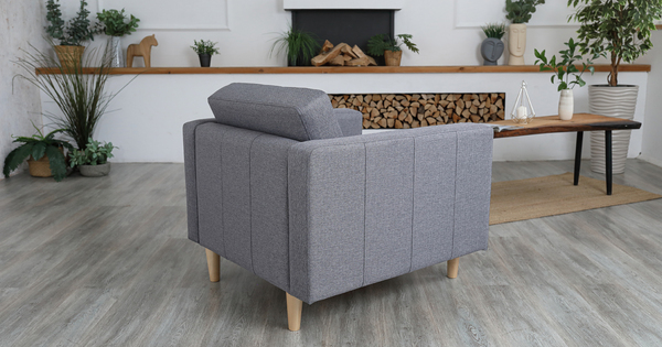 Кресло для отдыха Гарнет ТК 437 рогожка серый