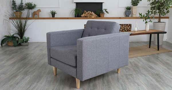 Кресло для отдыха Гарнет ТК 437 рогожка серый