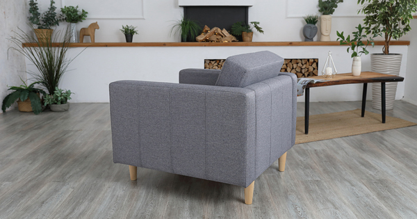 Кресло для отдыха Гарнет ТК 437 рогожка серый