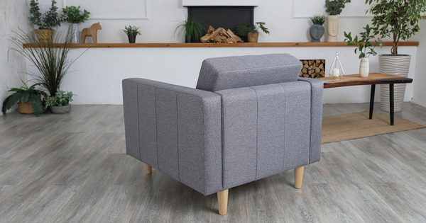 Кресло для отдыха Гарнет ТК 437 рогожка серый