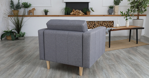 Кресло для отдыха Гарнет ТК 437 рогожка серый