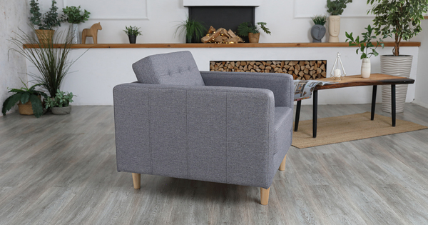 Кресло для отдыха Гарнет ТК 437 рогожка серый