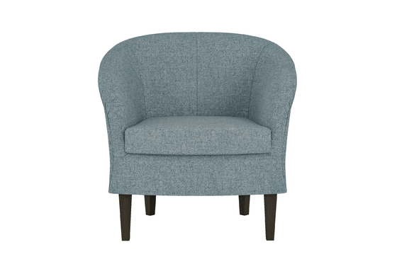 Кресло для отдыха Оскар рогожка Sherlock 975 серо-голубой