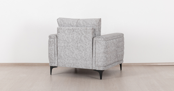 Кресло для отдыха Руди ТК 460 велюр светло-серый