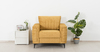 Кресло для отдыха Руди ТК 463 велюр горчичный