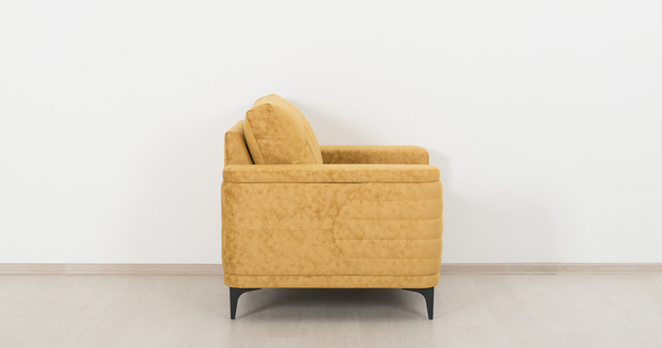 Кресло для отдыха Руди ТК 463 велюр горчичный