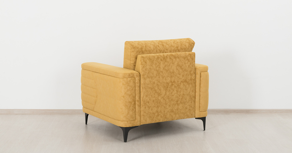 Кресло для отдыха Руди ТК 463 велюр горчичный