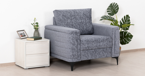 Кресло для отдыха Руди ТК 464 велюр синий