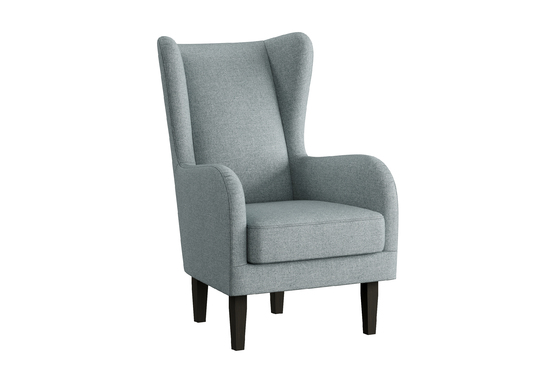 Кресло для отдыха Шеффилд рогожка Sherlock 975 серо-голубой