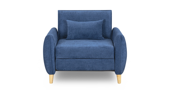 Кресло-кровать Анита ТК 372 велюр синий