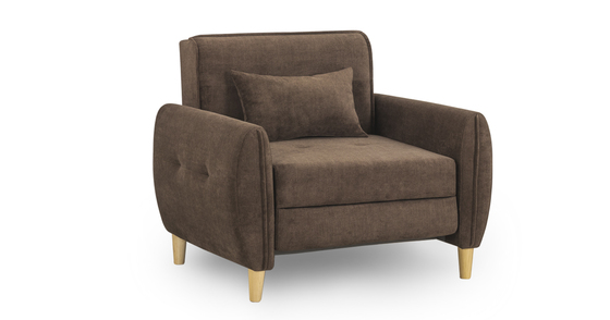 Кресло-кровать Анита ТК 375 велюр коричневый