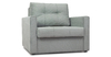Кресло-кровать Лео (72) ТК 362 велюр серебристый серый