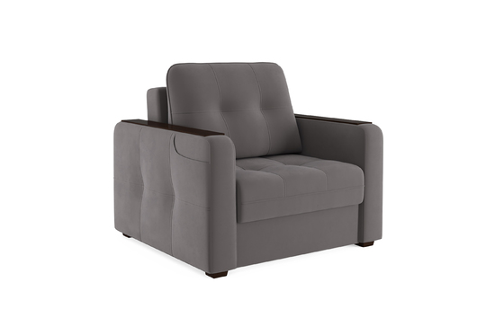 Кресло-кровать SMART 3 велюр Velutto 19 темно-серый