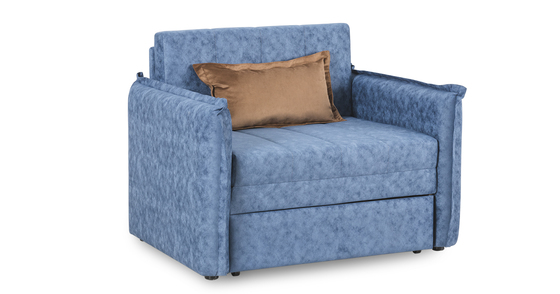 Кресло-кровать Виола (85) ТК 235 велюр темно-синий