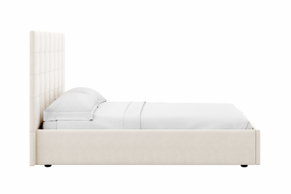 Кровать Celine 1400 велюр Вивальди 2 с ортопедическим основанием и подъемным механизмом