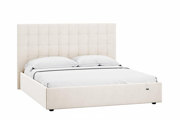 Кровать Celine 1800 велюр Вивальди 2 с ортопедическим основанием и подъемным механизмом