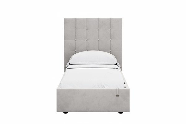 Кровать Celine 900 велюр Ультра смог с ортопедическим основанием и подъемным механизмом