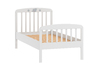 Кровать Лилу (Слоники, Белый/Серый (эмаль), Фанерам, п/м) HM 041.06