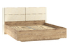 Кровать Livorno 180 с ортопедическим основанием НМ 011.58-01 дуб бунратти, софт панакота