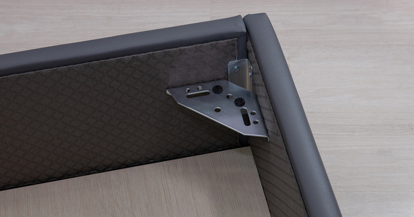 Кровать Синди 90 экокожа серый с ортопедическим основанием и подъемным механизмом