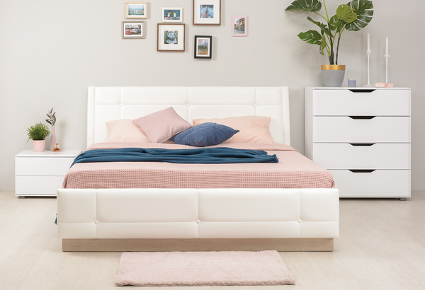 Комод Муссон 13.299 белый, белый глянец ПВХ