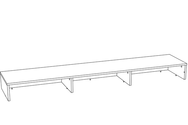 Надстройка для тумбы ТВА Livorno НМ 011.33-01 X дуб бунратти