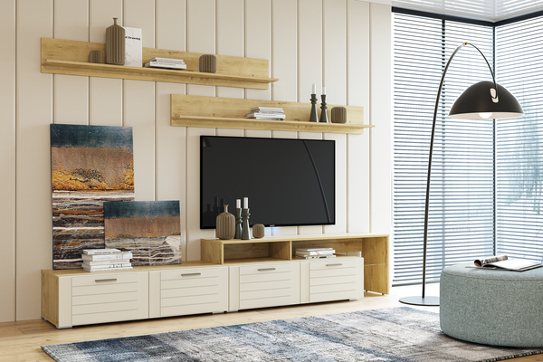 Надстройка для тумбы ТВА Livorno НМ 011.34-02 X дуб бунратти