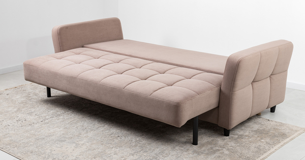 Диван-кровать прямой Невада ТД 570 велюр Vendetta 4 латте