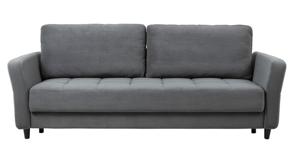 Диван-кровать прямой Невада ТД 571 велюр Vendetta 11 графитовый серый