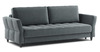 Диван-кровать прямой Невада ТД 571 велюр Vendetta 11 графитовый серый