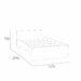 Кровать Симпл НМ 011.53-02 с жестким основанием ЛДСП (спальное место 120х200) дуб сонома