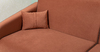 Диван-кровать прямой Ноэль ТД 445 велюр терракотовый, шоколадный