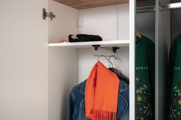 Прихожая Октава 15.123 белый PE шагрень, дуб вотан, белый PE шагрень ПВХ